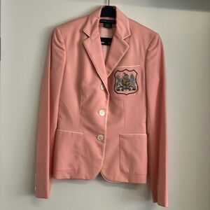 Ralph Lauren pink wool blazer size US 2